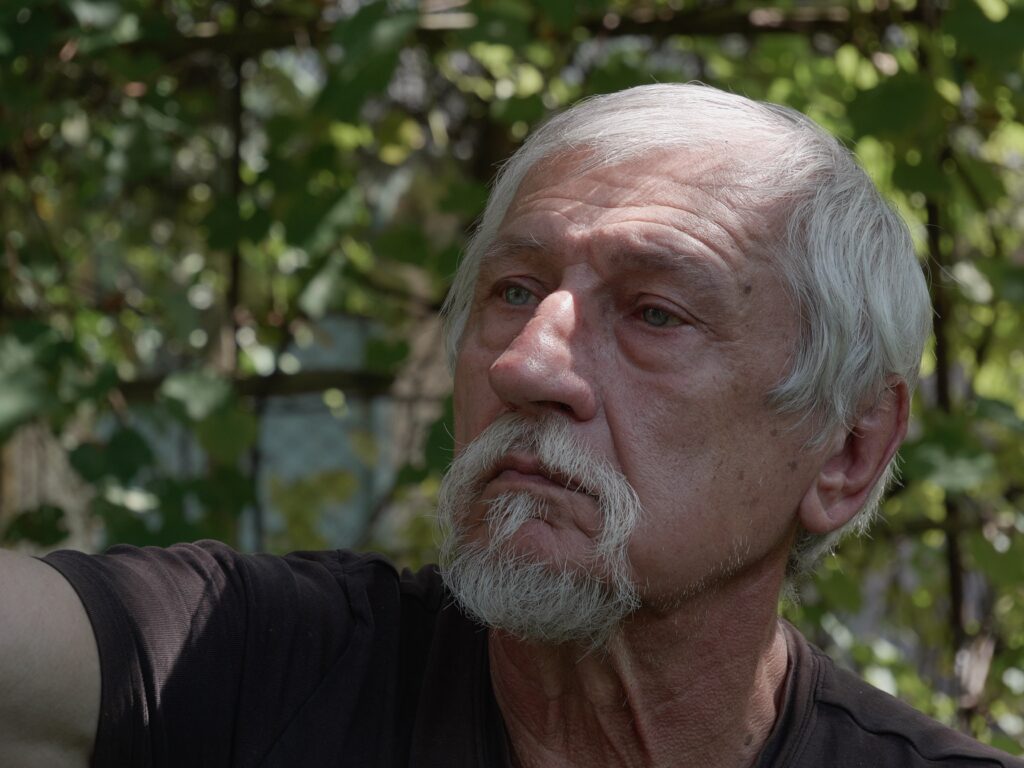 Кадр з фільму про Ореста Заборського